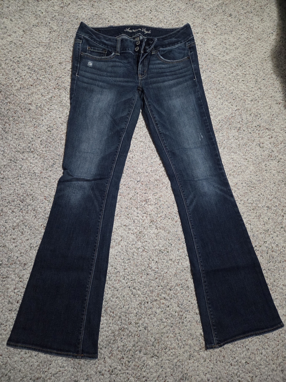 American Eagle Outfitters Dark Blue Flared Jeans